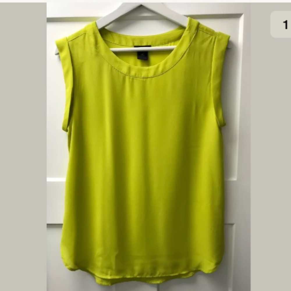 Ann Taylor Factory Sleeveless (Cuff) Tunic Blouse